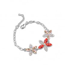 Flowers Pinellia Padparadsoha, Exquiste Bracelet
